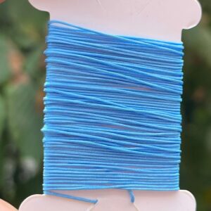 5 Meter Flechtschnur 0,5 mm Durchmesser - hellblau