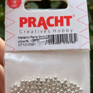 Metallic-Perle silberfb. 3mm