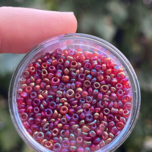 Rocailles 2,6mm rot AB