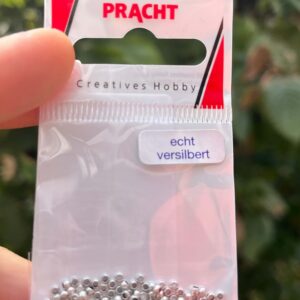 Quetschperlen 999 versilbert 2mm